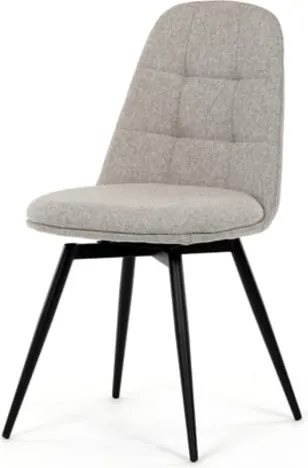 Jedálenská stolička Autronic 45x86 cm béžová látka DCL-V2040 CRM2