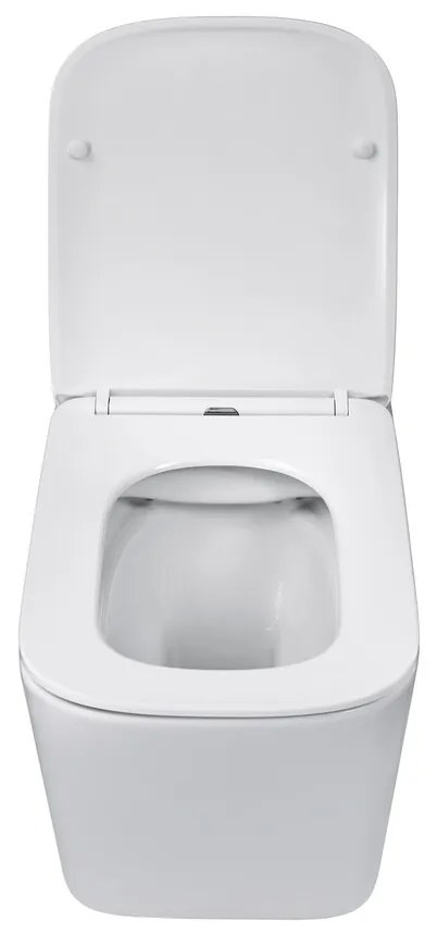 Závesná WC misa nástenná biela