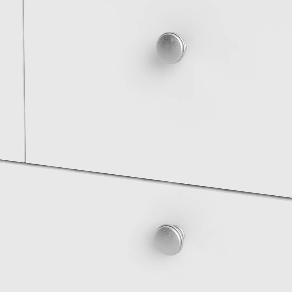 Biela vysoká komoda 82x99 cm Madrid – Tvilum