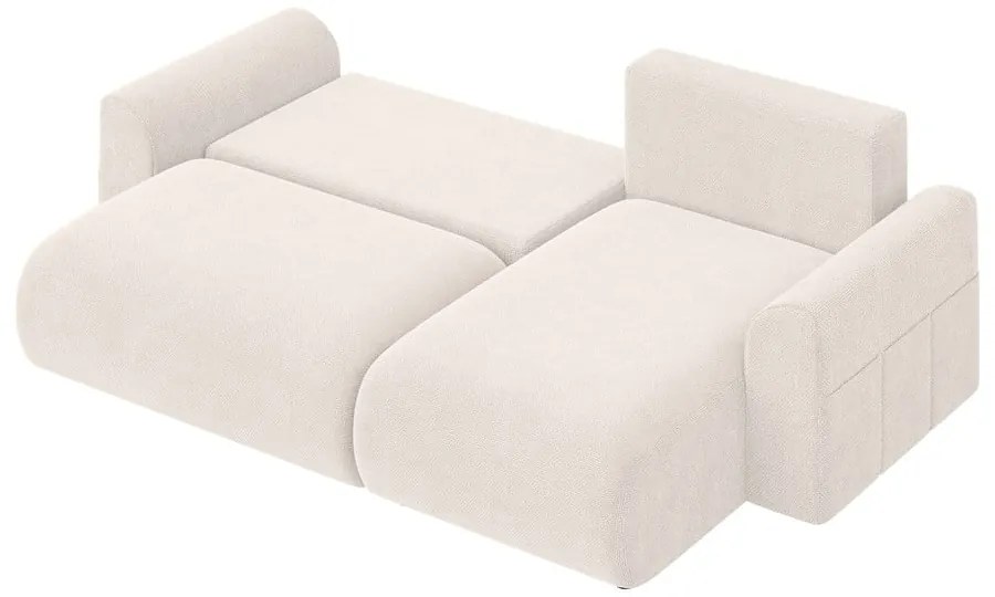 Biela rozkladacia rohová pohovka (variabilná) Lorine – Ropez