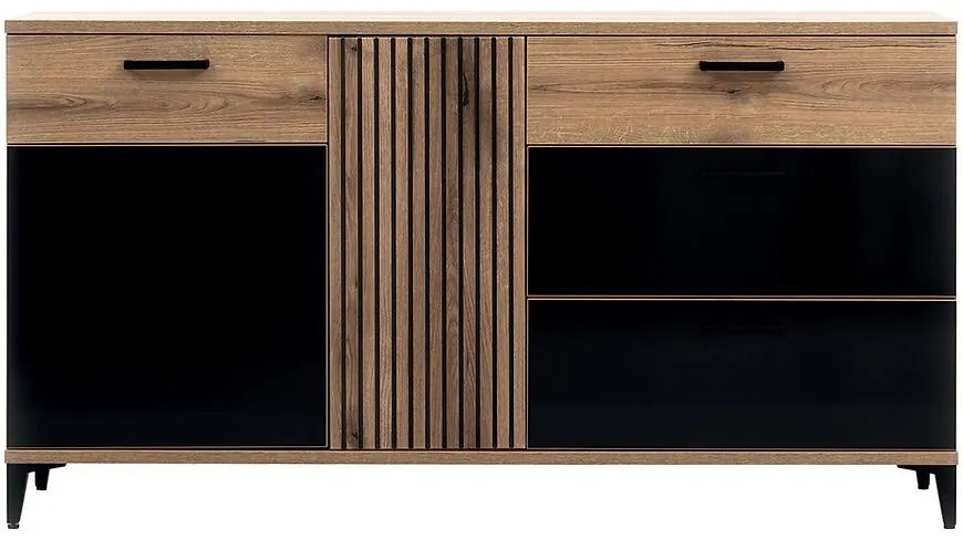 Komoda Aris As03 Dub/Čierna