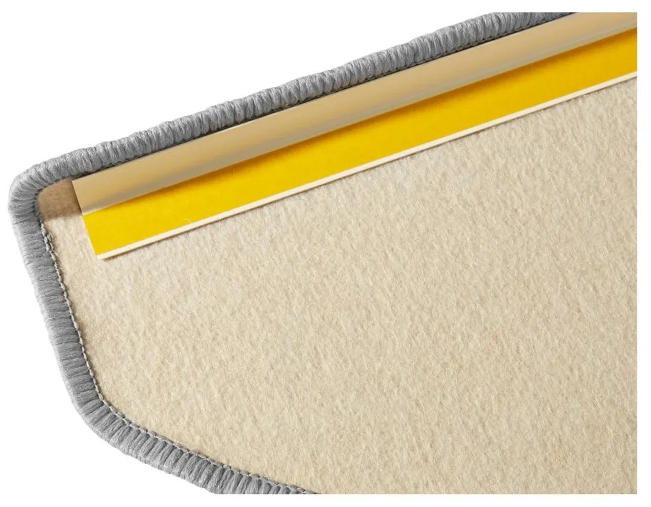 Sivé priľnavé nášľapy na schody v súprave 15 ks 23x65 cm Fancy – Hanse Home