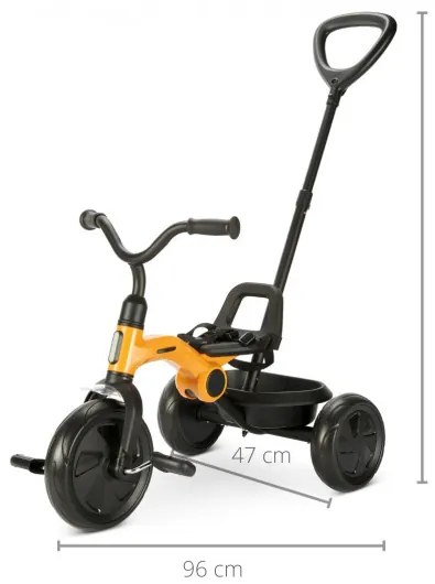 Detská trojkolka Ant Plus žltá