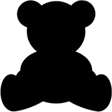 Označto Štítok/nálepka do kúpeľne - Medvedík Farba písma: Zlatá