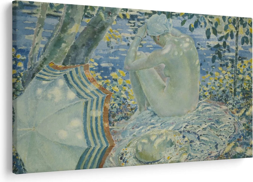 Obraz - Frederick Carl Frieseke, On the Bank, reprodukcia (90x60 cm)