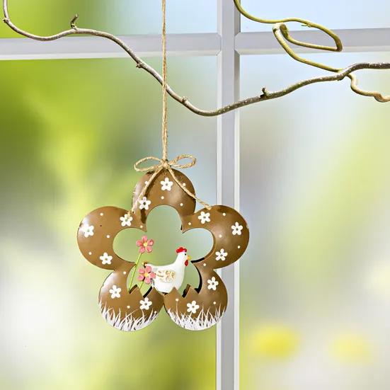 Magnet 3Pagen Kvetinová dekorácia na zavesenie Sliepočka sliepočka