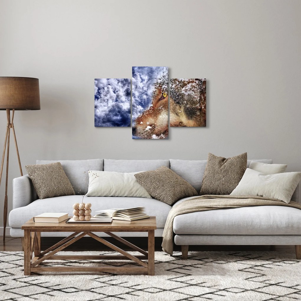 Obraz vlka (90x60 cm)