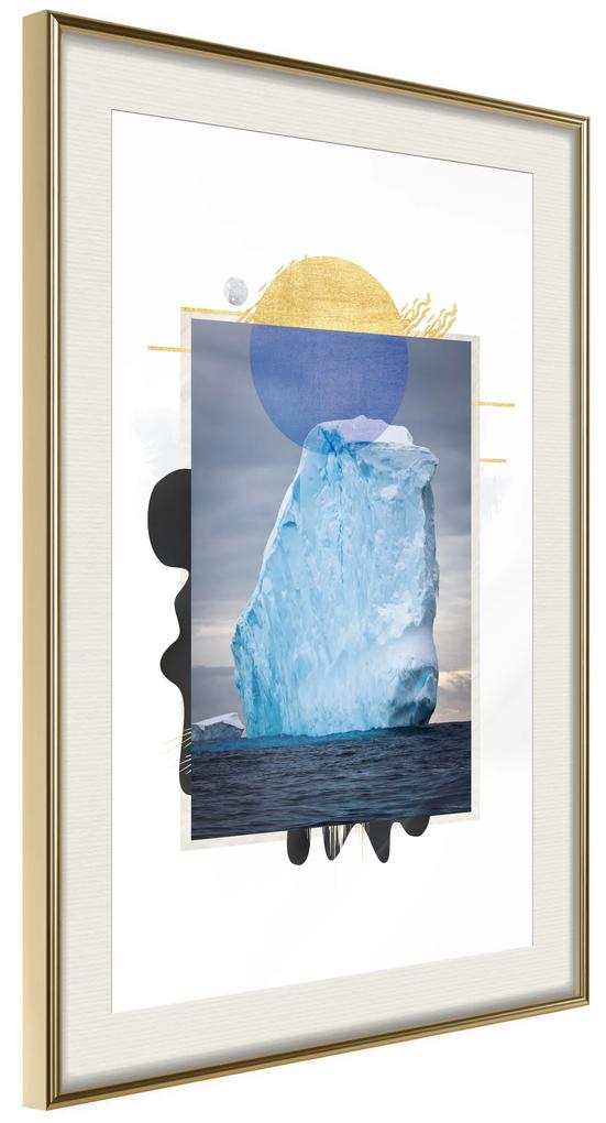 Artgeist Plagát - Iceberg [Poster] Veľkosť: 20x30, Verzia: Čierny rám