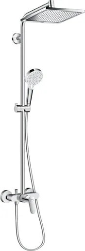 Hansgrohe Crometta E sprchový systém na stěnu s pákovou batériou chróm 27284000
