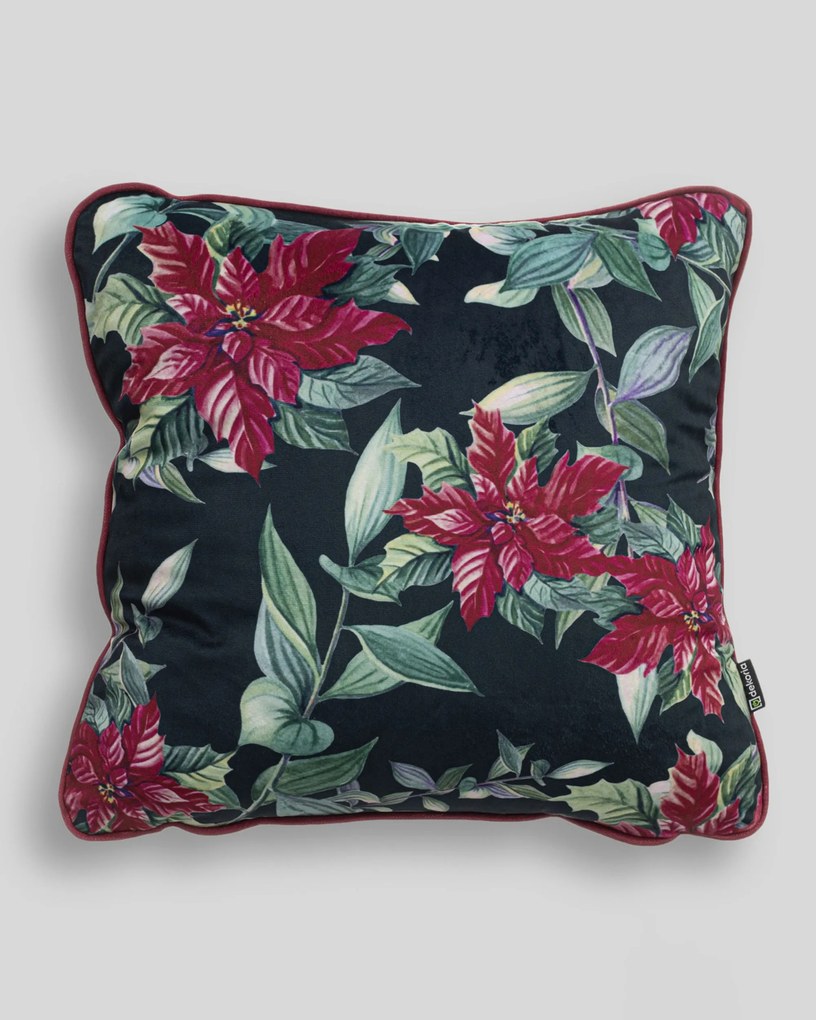 Obliečka na vankúš Poinsettia Elegance 43x43 cm