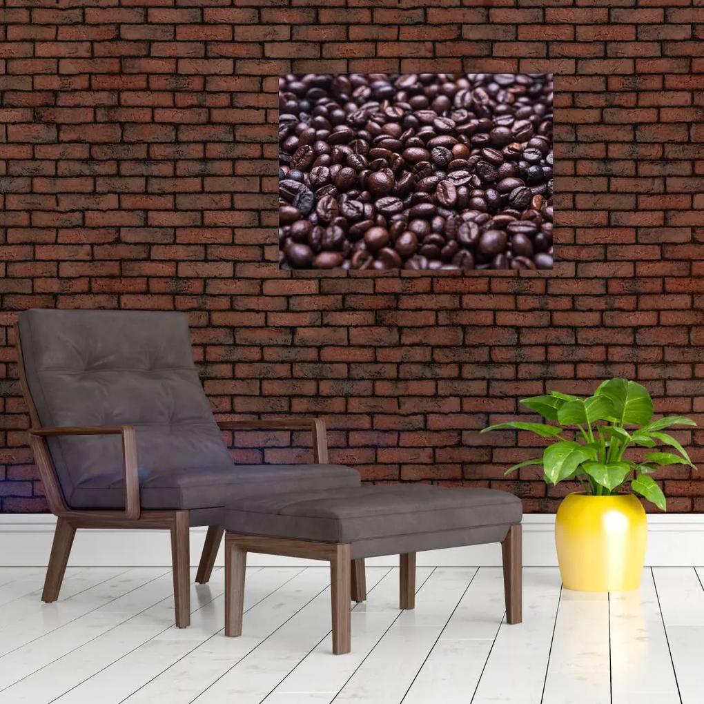 Sklenený obraz kávových zŕn (70x50 cm)
