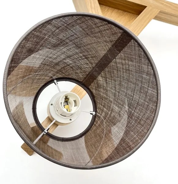 Brilagi - LED Prisadený luster ANTHONY 3xE14/40W/230V dub/hnedá