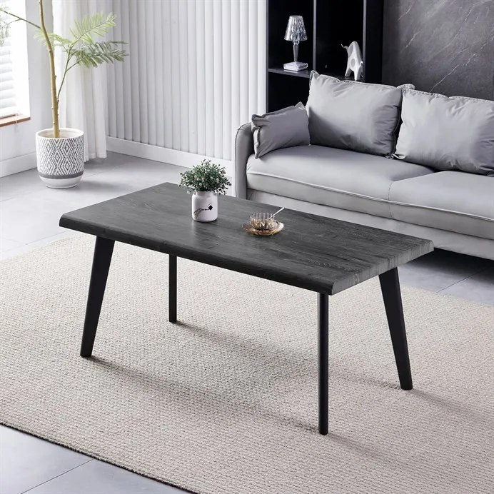Autronic BONTEC Konferenčný stolík 120x60cm, mdf, sivý dub, CT-F4412 GREY Farba: Šedá