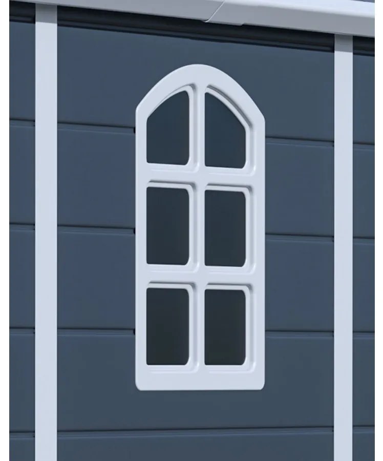 Záhradný domček G21 Boston 670 - 241 x 278 cm, plastový, šedý 6390074