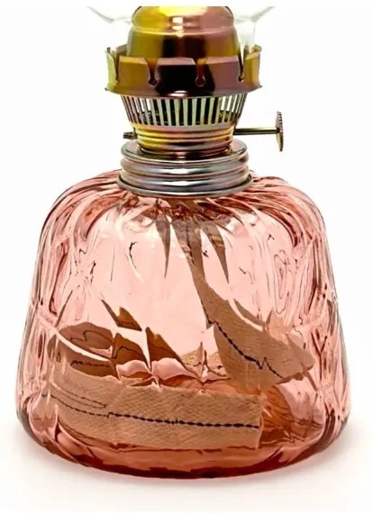 Petrolejová lampa POLY 38 cm medená