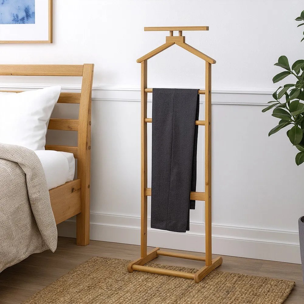 Bambusový nemý sluha v prírodnej farbe Vion – Bonami Essentials