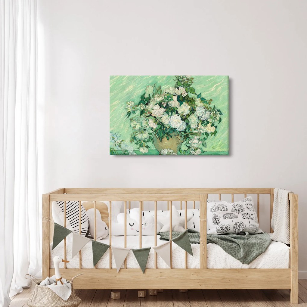 Obraz - Vincent van Gogh, Roses, reprodukcia (90x60 cm)