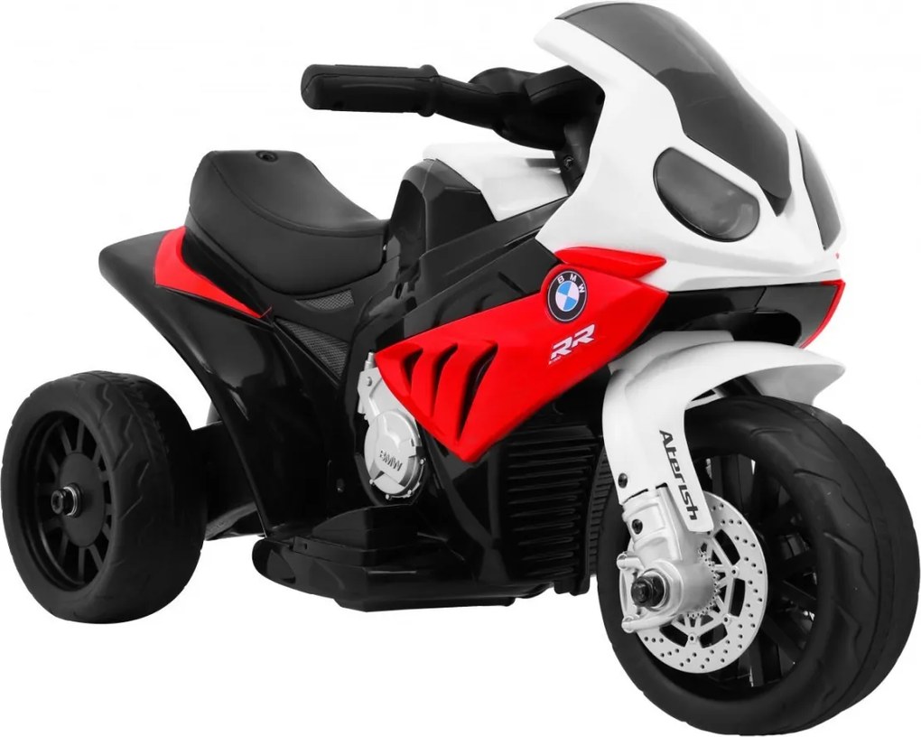 Ramiz BMW S1000 RR Mini motorka na batérie pre deti Červená + 3 kolesá + zvuky + LED