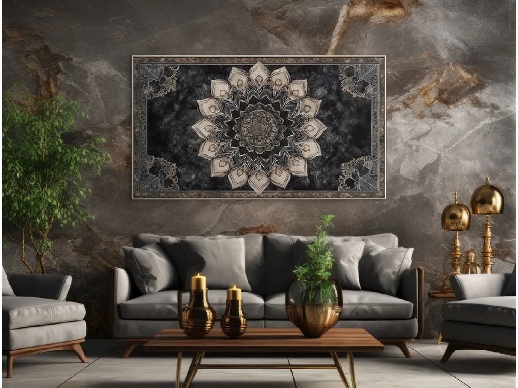 drevko | Mandala na stenu Hĺbka ticha 455 x 80 cm