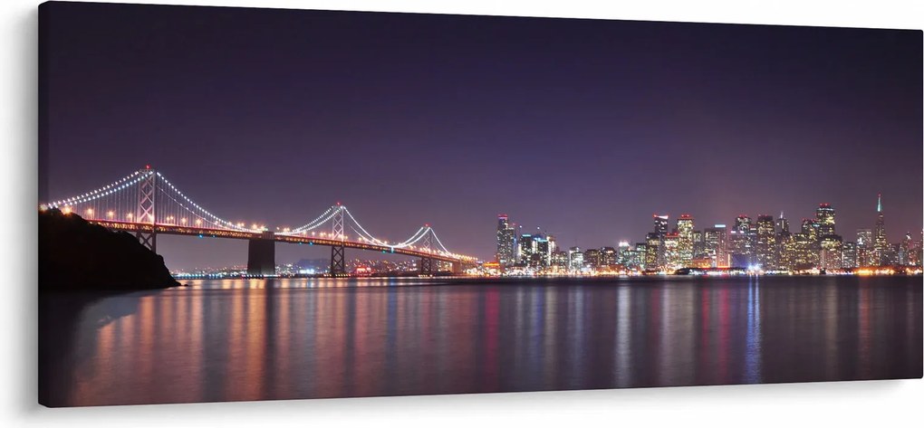 Obraz pohľadu na San Francisco, California (120x50 cm)