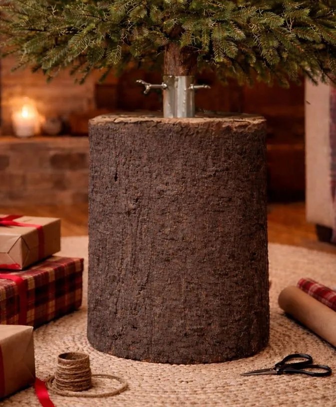 Christmas Tree Stand Tree ? 32x55 Cm Brown Ceramic Material - ? 32*55 cm