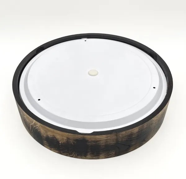 Stropné kúpeľňové svietidlo OAK SMOKY 3xE27/15W/230V IP54, 37,5 cm, dub/hnedá