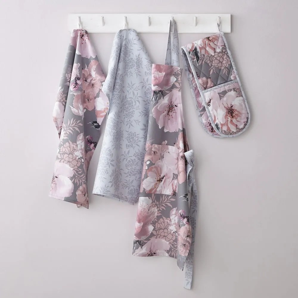 Bavlnená dvojitá kuchynská chňapka Dramatic Floral – Catherine Lansfield