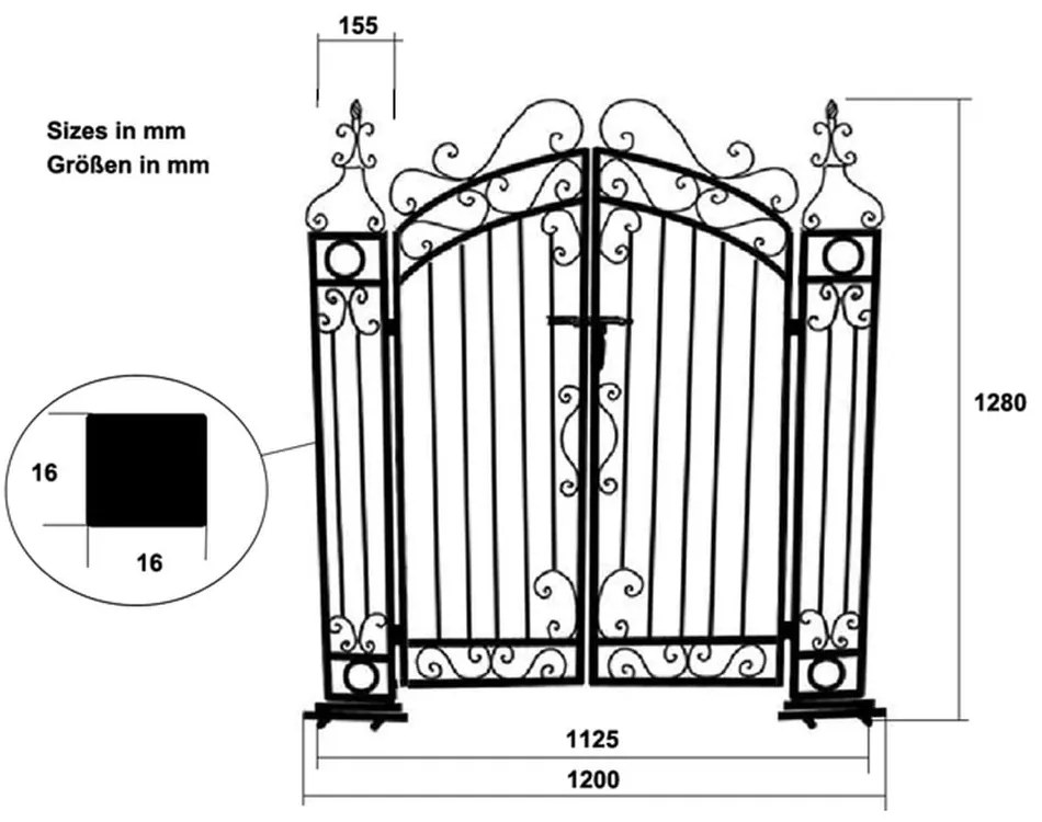 Bránka Galeras – Garden Pleasure