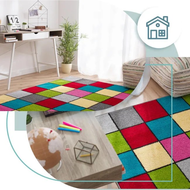 Koberec Agnella Funky Top Super Kuku žltý