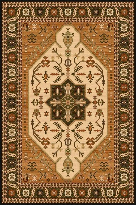 Koberec Agnella Regius Major tmavý jantár