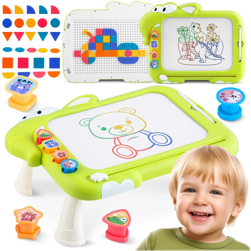 Puzzle magnetická tabuľa tangram pre deti Ricokids RK-823