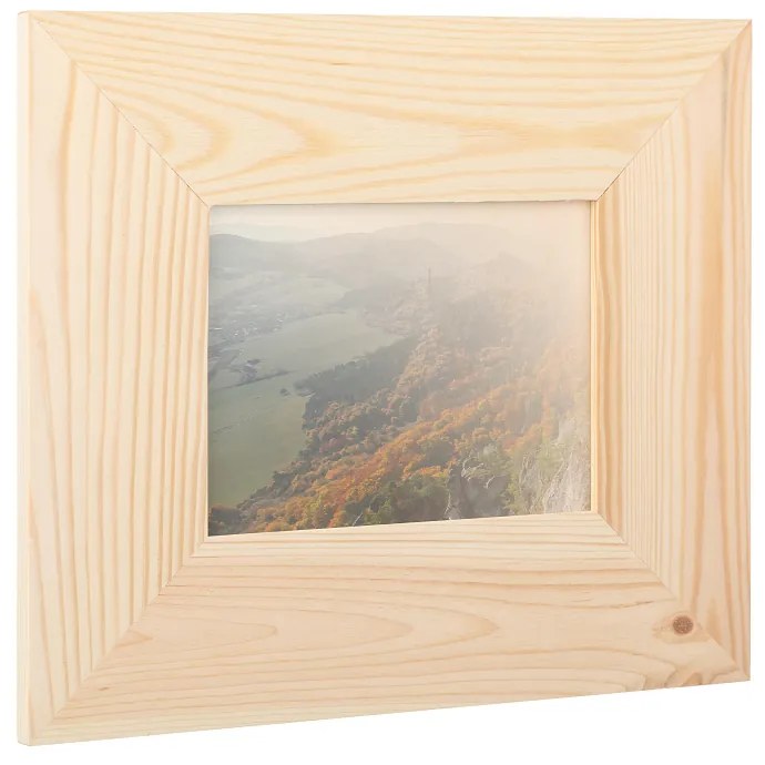ČistéDrevo Drevený fotorámik na stenu 29,5 x 25 cm