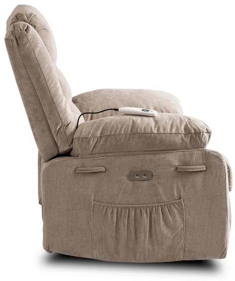 Masážne kreslo AMADEO bežové