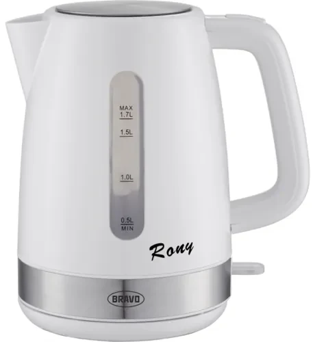 Bravo B-4777 rýchlovarná kanvica Rony, biela