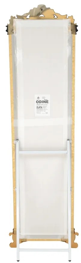 Stojace zrkadlo Odine - zlatá