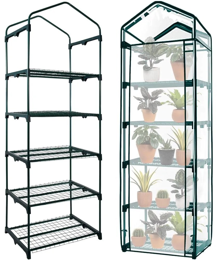 Záhradná skleníková polica 70 X 50 X 200 cm SPRINGOS GT0007