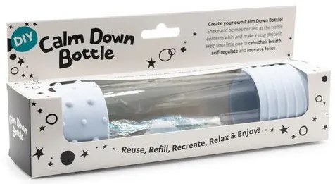 Senzorická fľaša, svetlomodrá