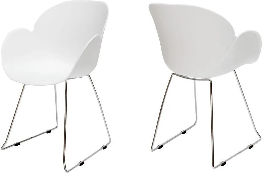 Dizajnová stolička Olive / biela