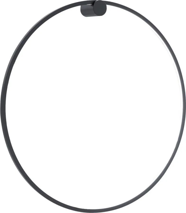 LED Nástenné svietidlo SATURNO LED/46W/230V pr. 80 cm IP44 čierna