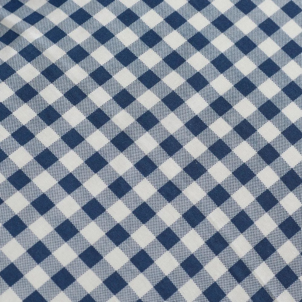 Tmavomodré 3-dielne obliečky na dvojlôžko/predĺžené 230x220 cm Bamford Gingham Check – Catherine Lansfield