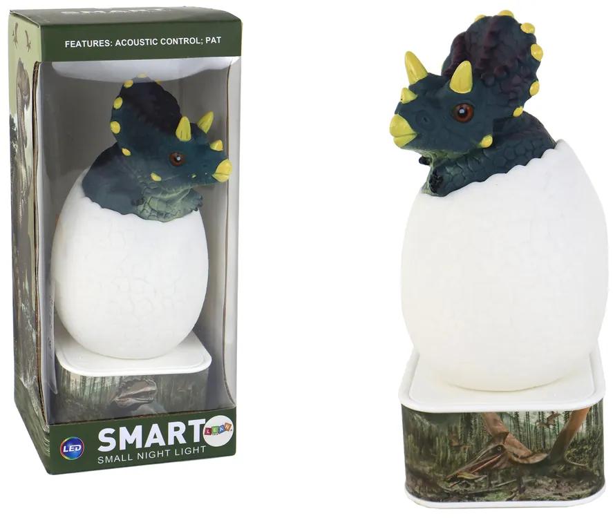 Lean Toys Detská USB lampa – Dinosaurus Triceratops