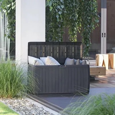 Záhradný box, 290 l, antracit