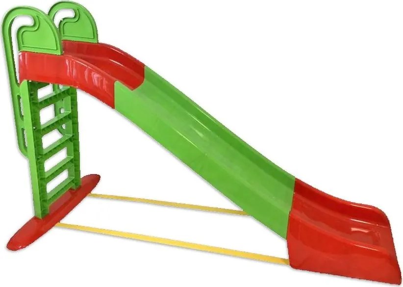 DOLONI Šmykľavka 243cm zeleno-červená