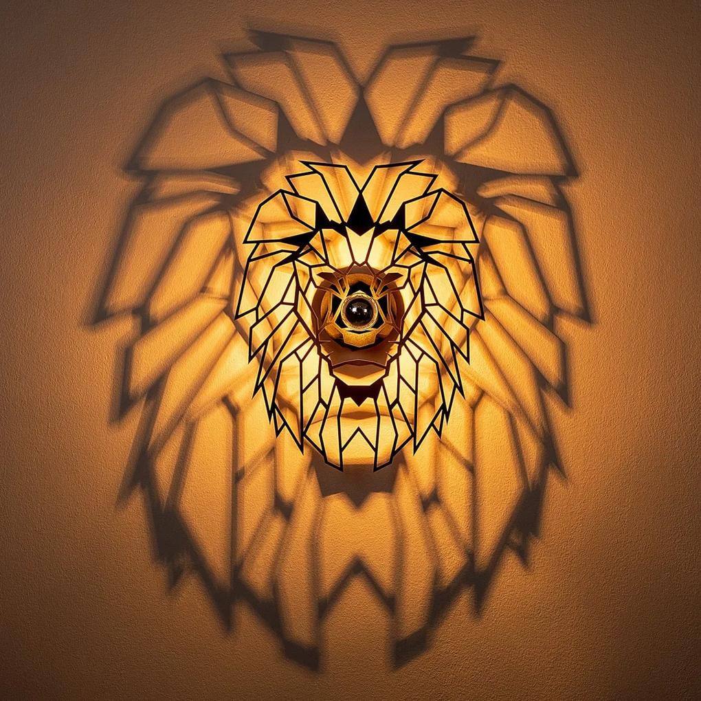 Nástenná lampa Lion čierna