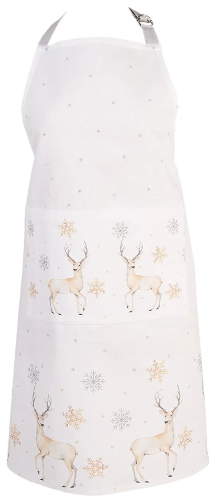 Kuchynská bavlnená zástera Pastel Christmas - 70 * 85 cm