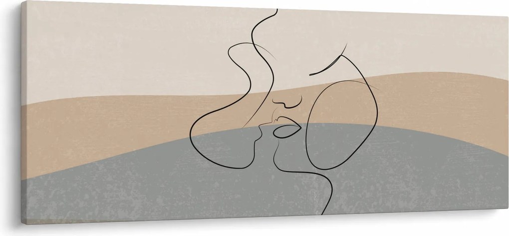 Obraz - Line art bozk (120x50 cm)