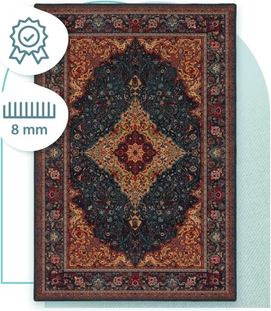 Koberec Dywilan Superior Super Piena tmavomodrý