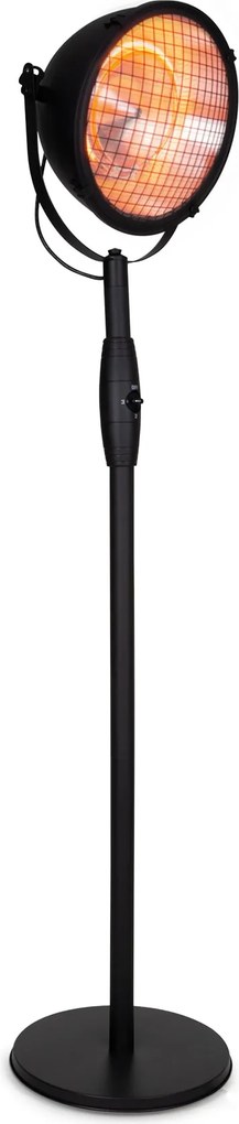 Blumfeldt Heatspot, terasový ohrievač, 900/1200/2100 W, IR ComfortHeat, čierny