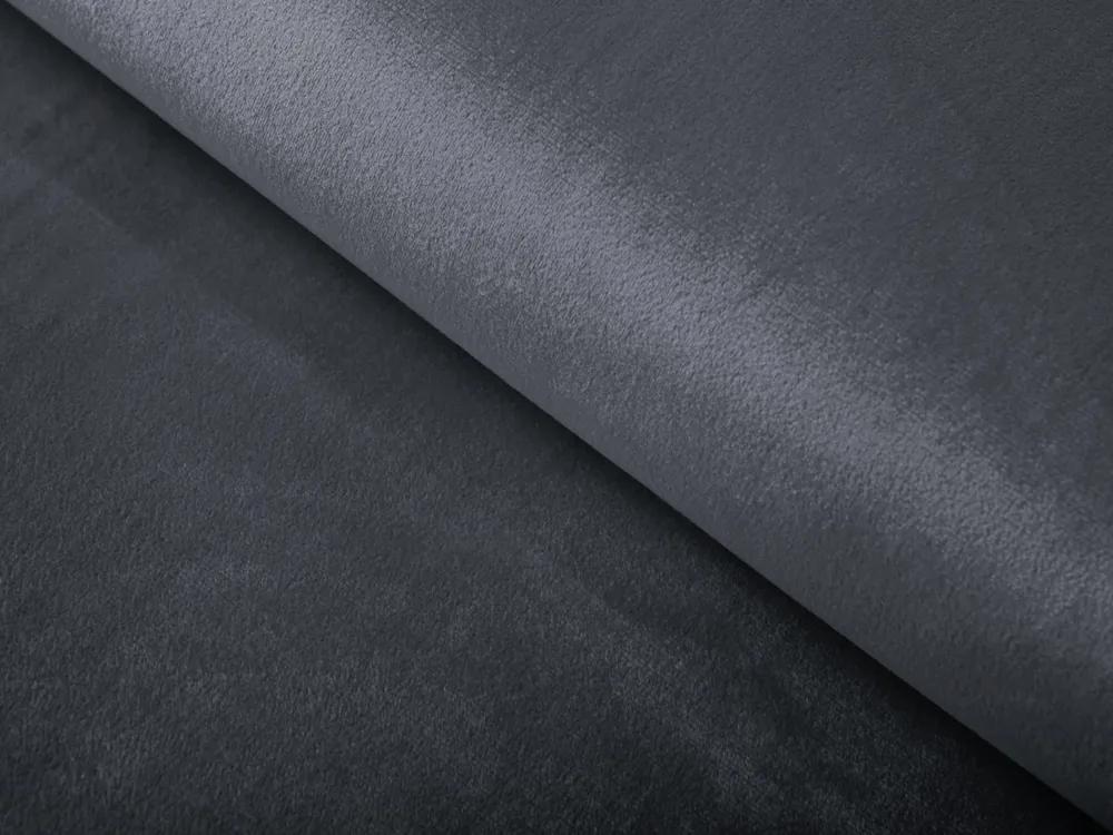 Biante Veľký zamatový obdĺžnikový obrus Velvet Premium SVP-004 Antracitovo sivý 160x200 cm