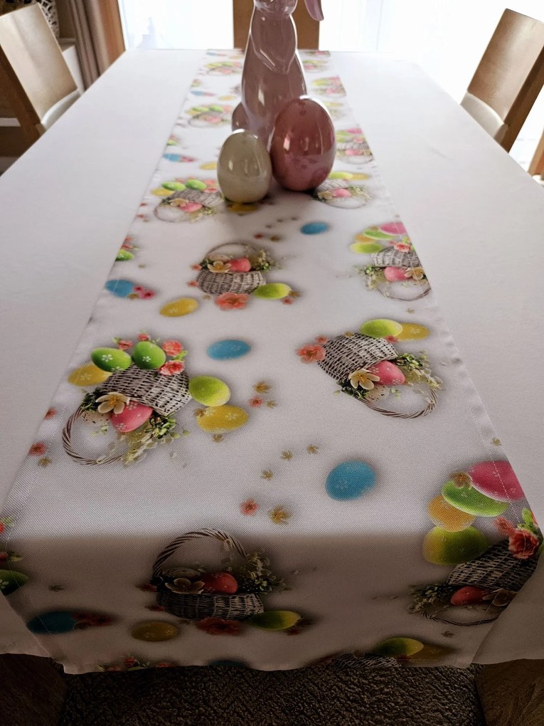 Dekorstudio Veľkonočný behúň s potlačou - Vzor 8 Rozmer behúňa (šírka x dĺžka): 40x200cm